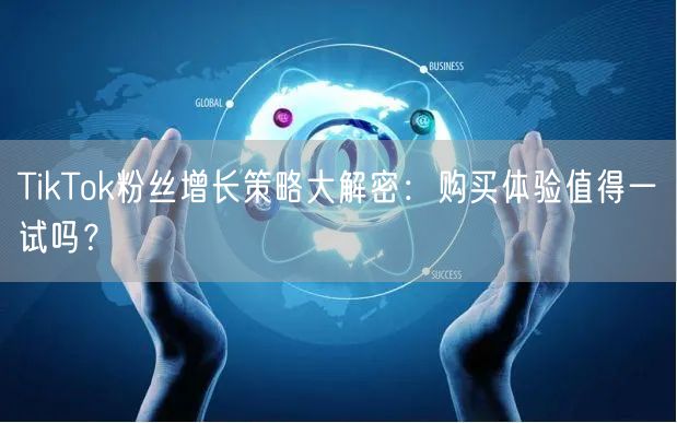 TikTok粉丝增长策略大解密：购买体验值得一试吗？