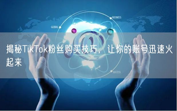 揭秘TikTok粉丝购买技巧，让你的账号迅速火起来