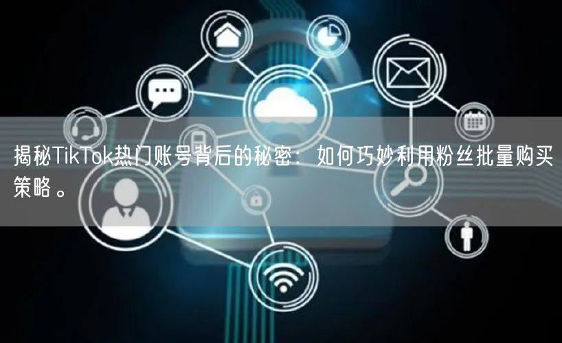 揭秘TikTok热门账号背后的秘密：如何巧妙利用粉丝批量购买策略。