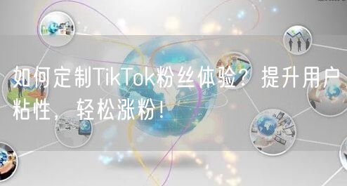 如何定制TikTok粉丝体验？提升用户粘性，轻松涨粉！