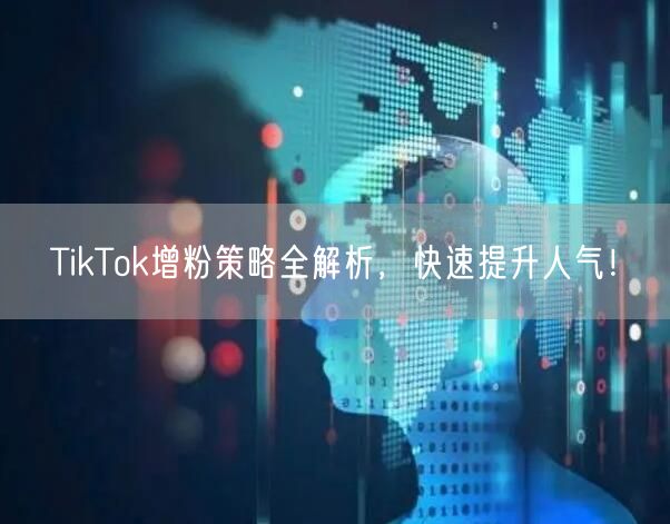 TikTok增粉策略全解析，快速提升人气！