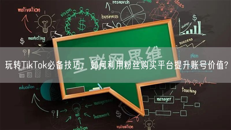 玩转TikTok必备技巧：如何利用粉丝购买平台提升账号价值?