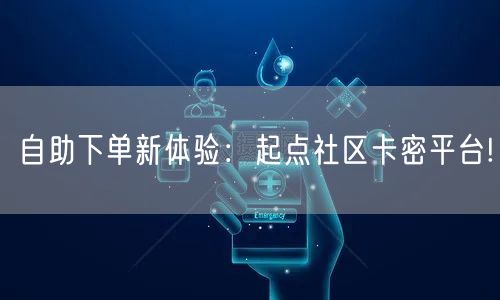 自助下单新体验：起点社区卡密平台!