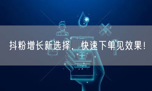 抖粉增长新选择，快速下单见效果！