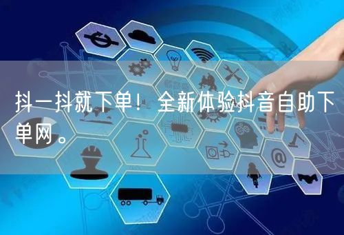 抖一抖就下单！全新体验抖音自助下单网。