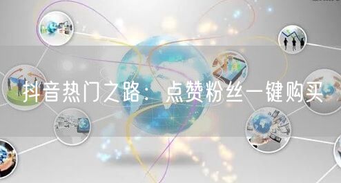 抖音热门之路：点赞粉丝一键购买