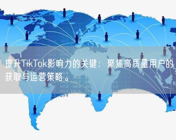 提升TikTok影响力的关键：聚焦高质量用户的获取与运营策略。