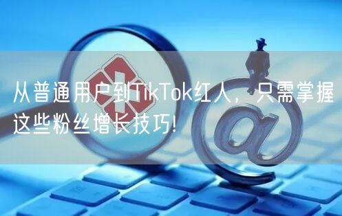 从普通用户到TikTok红人，只需掌握这些粉丝增长技巧!