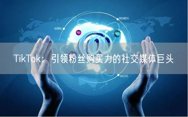 TikTok：引领粉丝购买力的社交媒体巨头