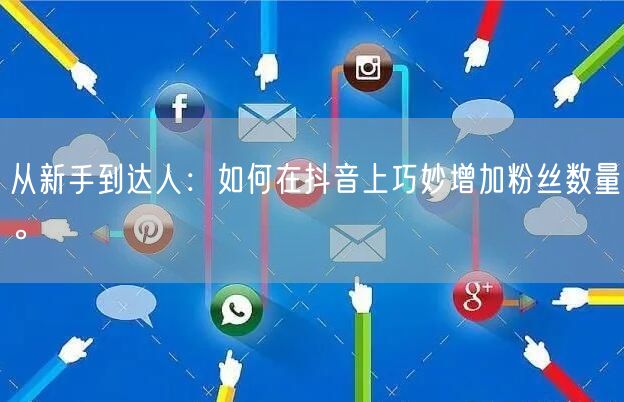 从新手到达人：如何在抖音上巧妙增加粉丝数量。