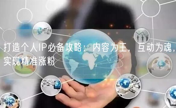 打造个人IP必备攻略：内容为王，互动为魂，实现精准涨粉