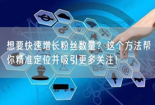 想要快速增长粉丝数量？这个方法帮你精准定位并吸引更多关注！