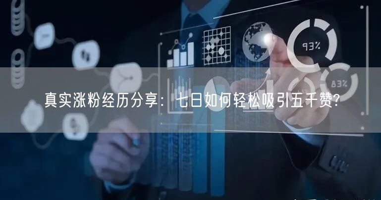 真实涨粉经历分享：七日如何轻松吸引五千赞?