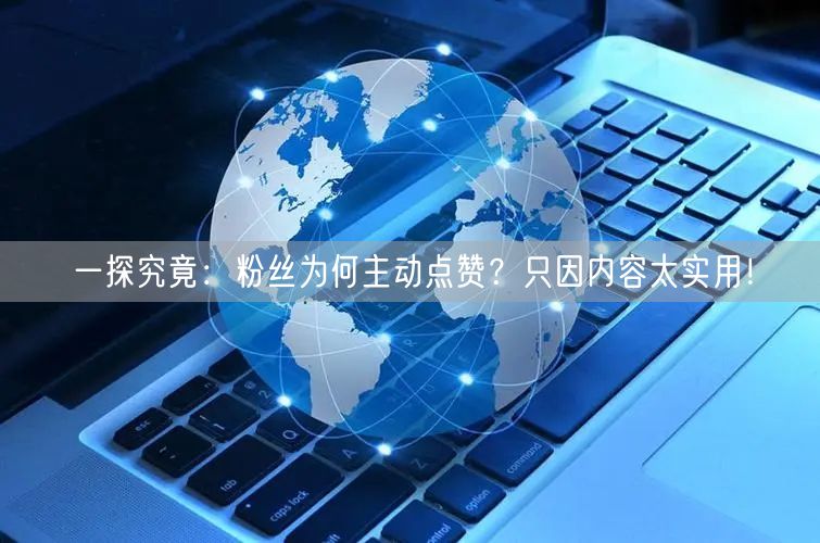 一探究竟：粉丝为何主动点赞？只因内容太实用！