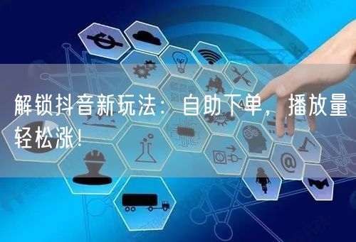 解锁抖音新玩法：自助下单，播放量轻松涨！