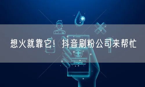 想火就靠它！抖音刷粉公司来帮忙