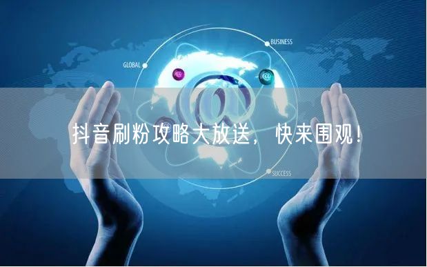 抖音刷粉攻略大放送，快来围观！