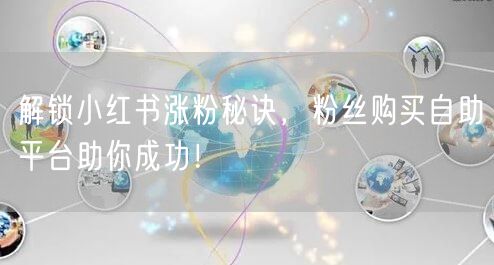 解锁小红书涨粉秘诀，粉丝购买自助平台助你成功！