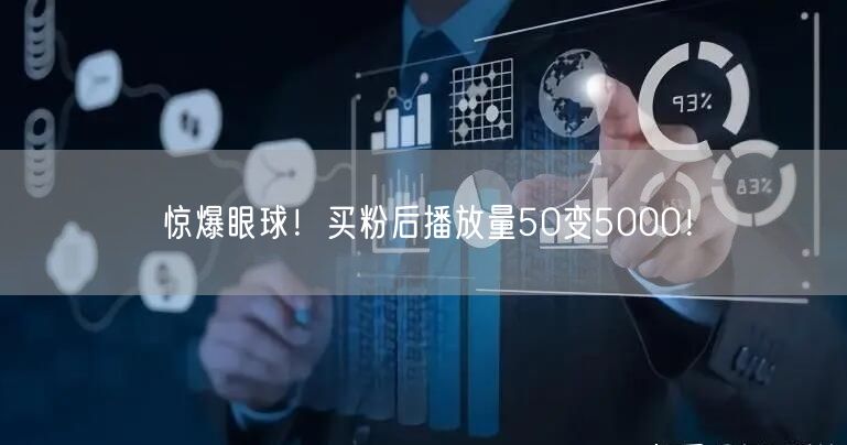 惊爆眼球！买粉后播放量50变5000！