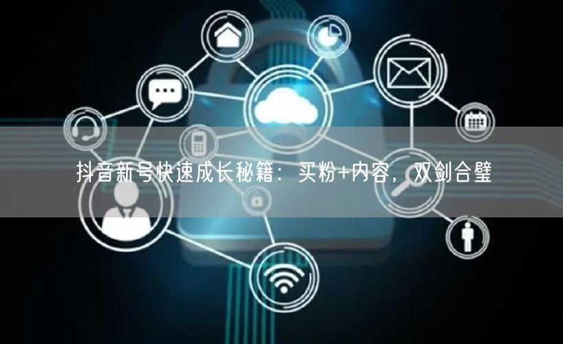 抖音新号快速成长秘籍：买粉+内容，双剑合璧