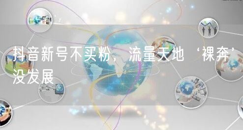 抖音新号不买粉，流量天地‘裸奔’没发展