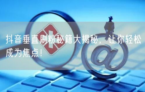 抖音垂直刷粉秘籍大揭秘，让你轻松成为焦点！