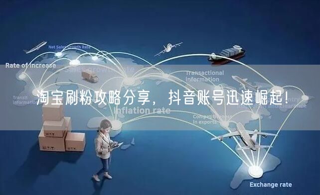 淘宝刷粉攻略分享，抖音账号迅速崛起！