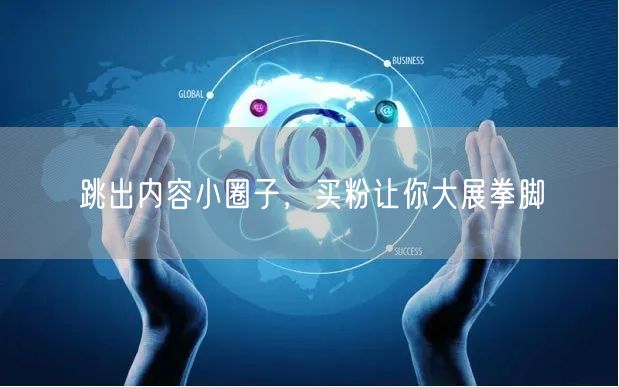 跳出内容小圈子，买粉让你大展拳脚