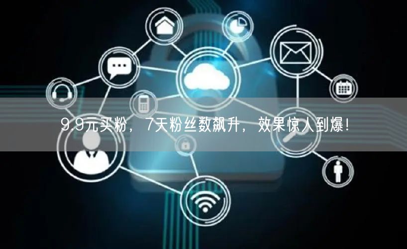 9.9元买粉，7天粉丝数飙升，效果惊人到爆！
