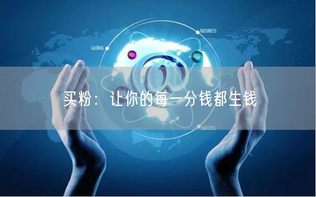 买粉：让你的每一分钱都生钱