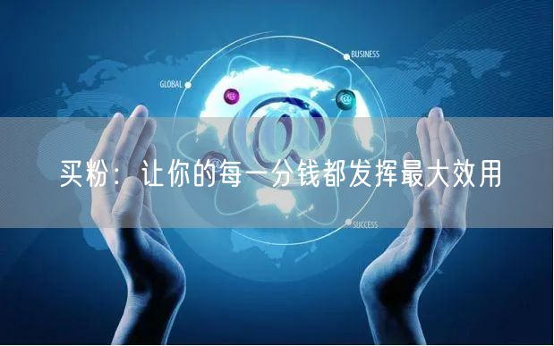 买粉：让你的每一分钱都发挥最大效用