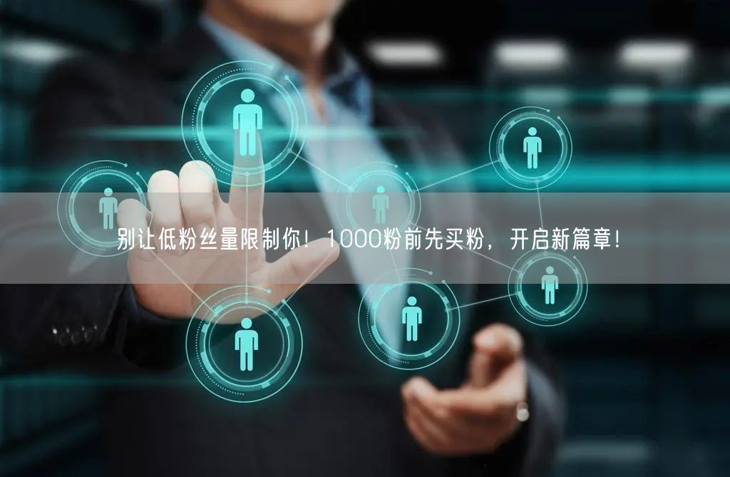 别让低粉丝量限制你！1000粉前先买粉，开启新篇章！