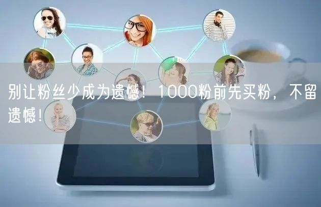 别让粉丝少成为遗憾！1000粉前先买粉，不留遗憾！