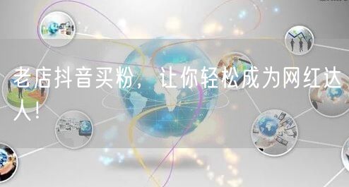 老店抖音买粉，让你轻松成为网红达人！