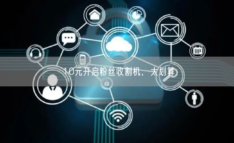 10元开启粉丝收割机，太划算