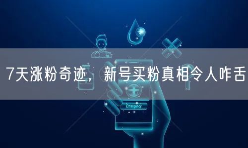 7天涨粉奇迹，新号买粉真相令人咋舌