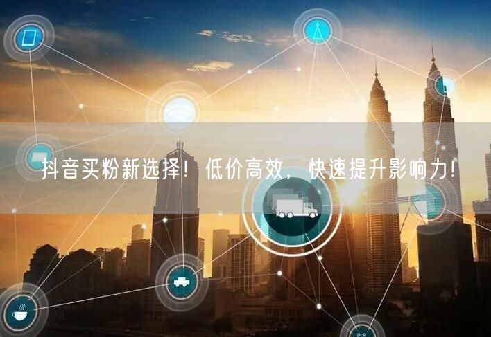 抖音买粉新选择！低价高效，快速提升影响力！