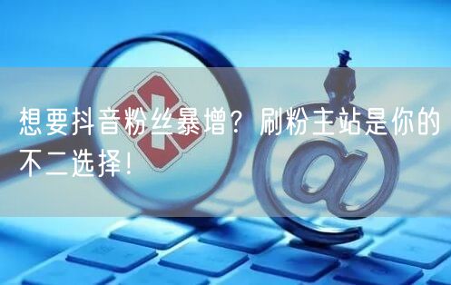 想要抖音粉丝暴增？刷粉主站是你的不二选择！