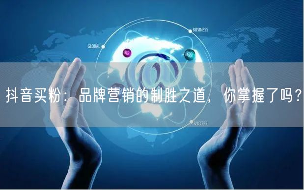 抖音买粉：品牌营销的制胜之道，你掌握了吗？