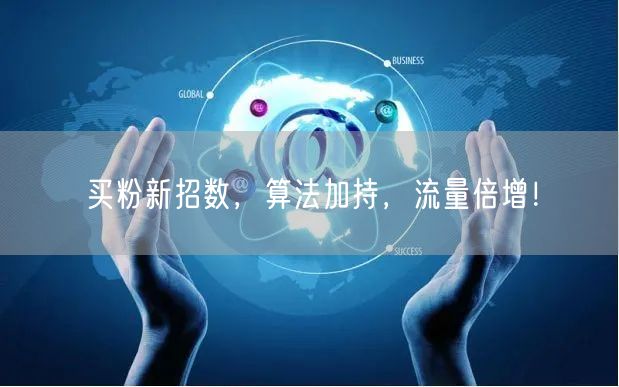 买粉新招数，算法加持，流量倍增！