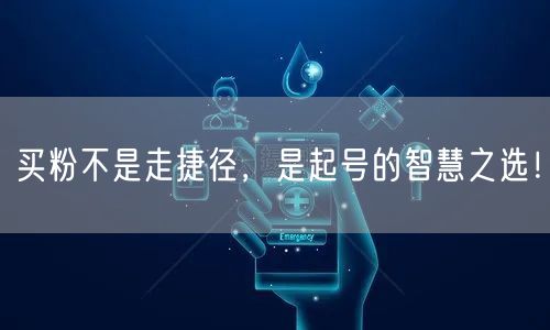 买粉不是走捷径，是起号的智慧之选！