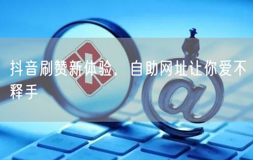 抖音刷赞新体验，自助网址让你爱不释手