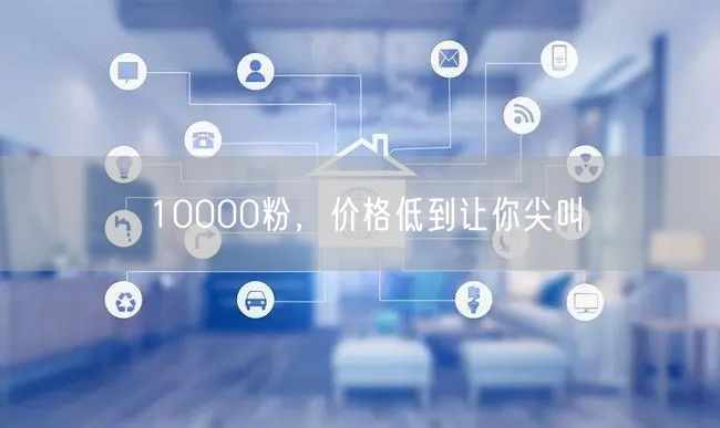 10000粉，价格低到让你尖叫